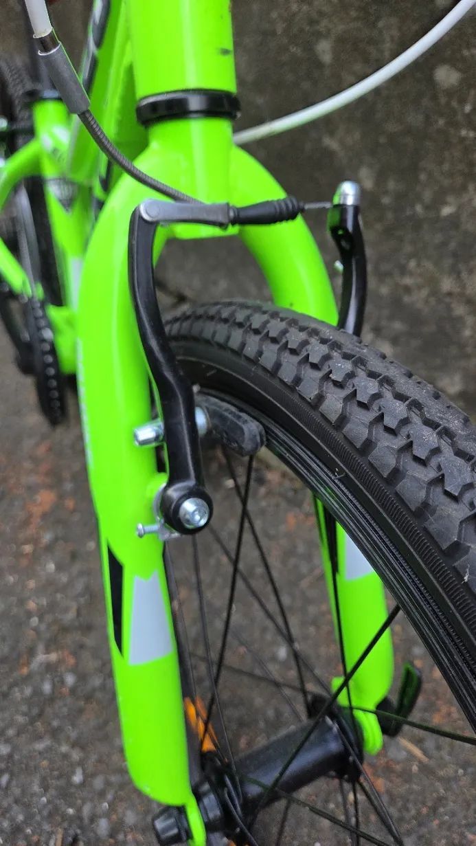 Dětské kolo MAXBIKE 20" – ZELENÉ, lehké hliníkové, 7 rychlostí