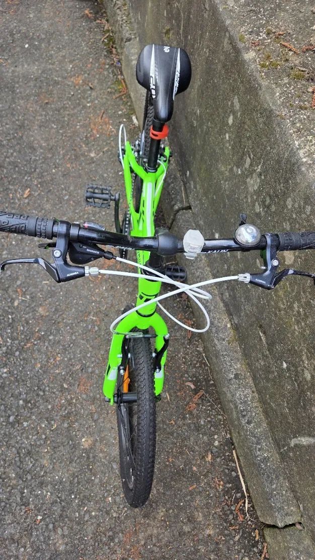Dětské kolo MAXBIKE 20" – ZELENÉ, lehké hliníkové, 7 rychlostí