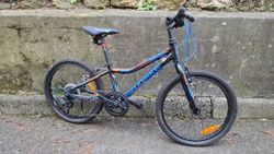 Dětské kolo MAXBIKE 20" – ČERNO/MODRÉ, lehké hliníkové, 7 rychlostí