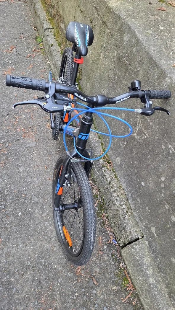 Dětské kolo MAXBIKE 20" – ČERNO/MODRÉ, lehké hliníkové, 7 rychlostí