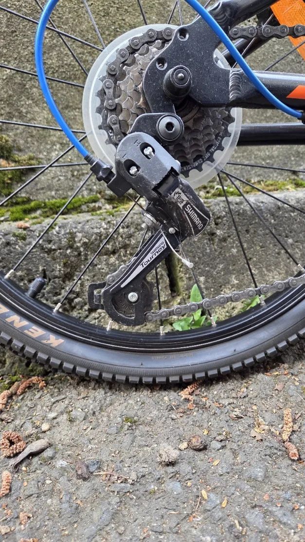 Dětské kolo MAXBIKE 20" – ČERNO/MODRÉ, lehké hliníkové, 7 rychlostí