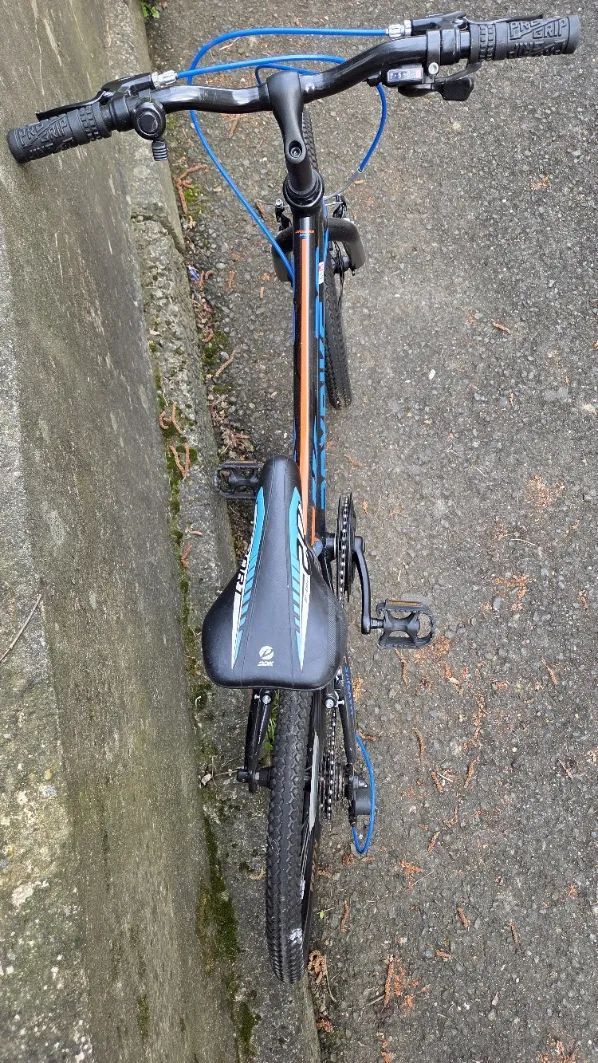 Dětské kolo MAXBIKE 20" – ČERNO/MODRÉ, lehké hliníkové, 7 rychlostí