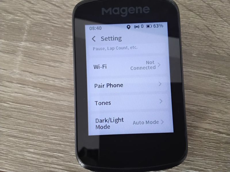 Magene C606 Smart GPS Bike Computer, L508 Radar Tail Light, Držák