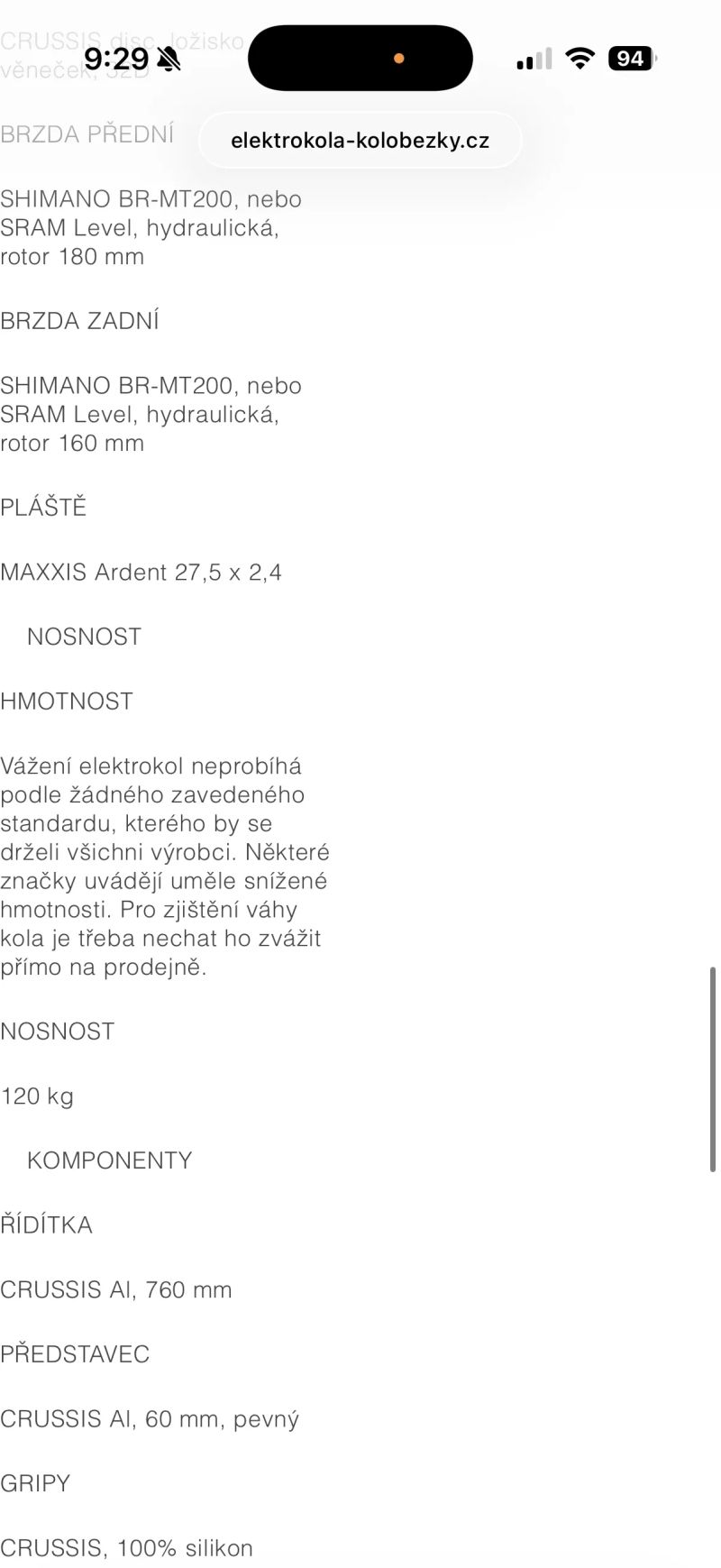 Crussis E-ATLAND 5.8