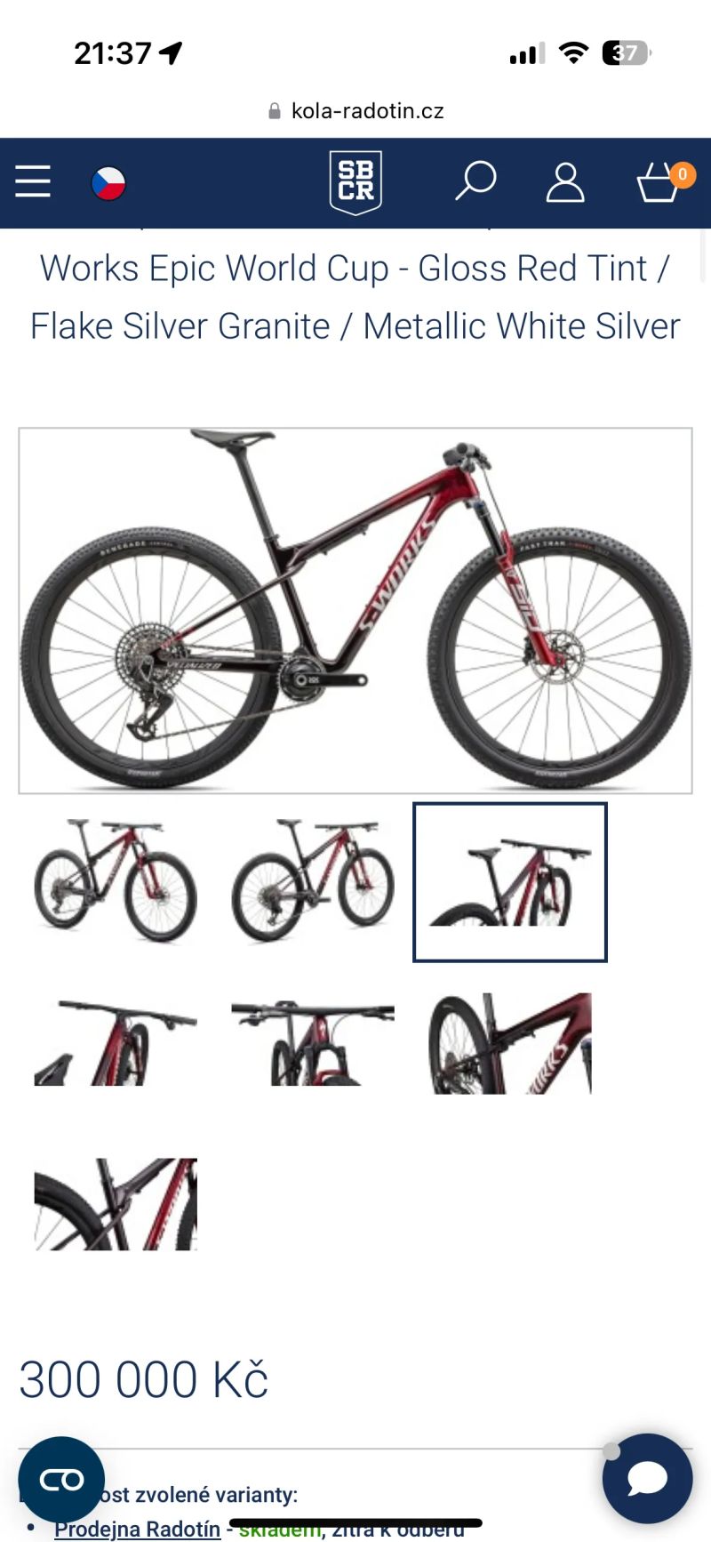 Specialized Epic S-WORKS World cup