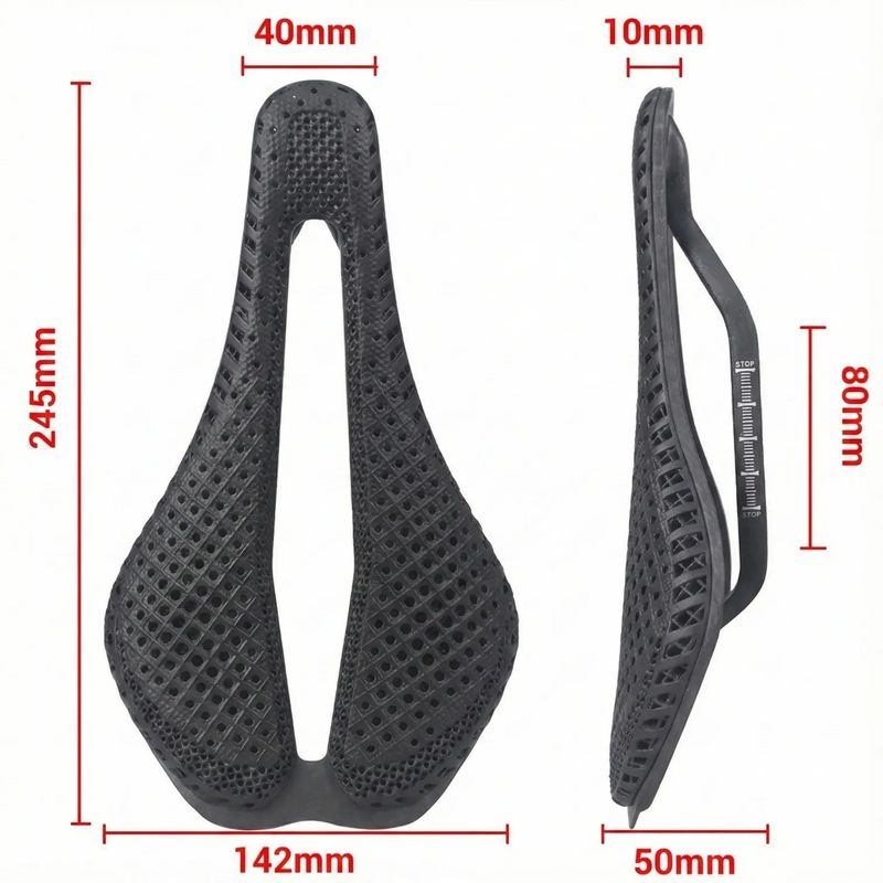 Carbonix AERO 2.0 | 3D tištěné ultralehké karbonové silniční sedlo | závodní verze | 145 g