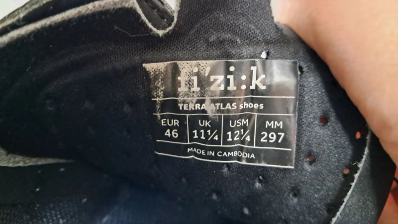 cyklistické MTB boty Fizik Terra vel. 46 295mm