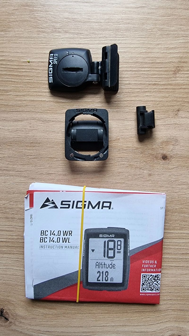 Sigma BC 14.0 STS CAD WL + STS Bike 2 Kit set