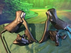 Řadící páky SHIMANO TIAGRA ST-4700 + třmeny PROMAX DSK-330R