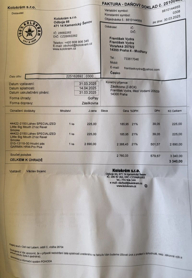 Hrudní pás Garmin HRM-PRO Plus