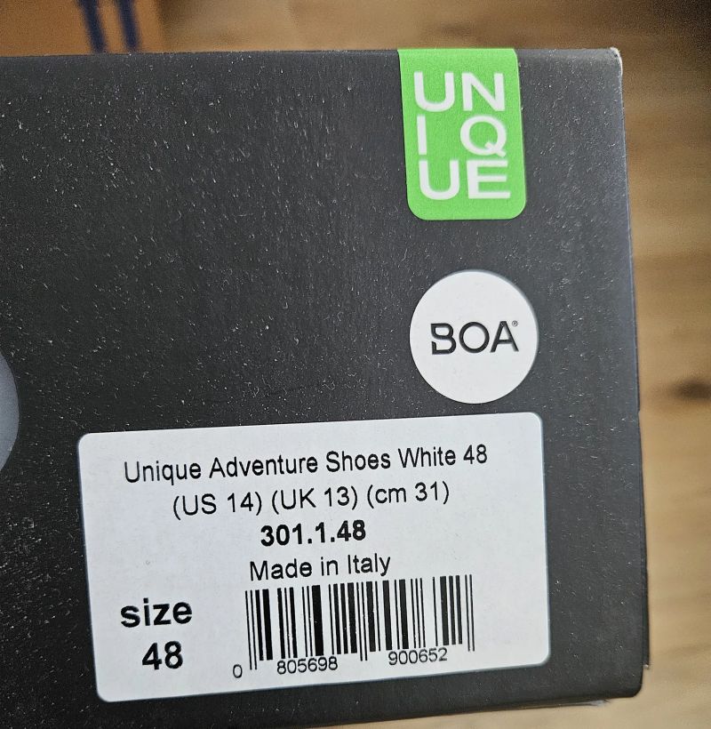 cyklistické MTB tretry Q36.5 Unique Adventure velikost 47 , 31cm bílá barva