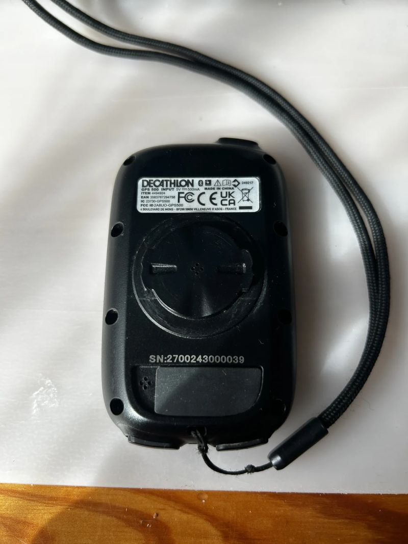 Cyklopočítač Van Rysel GPS 500