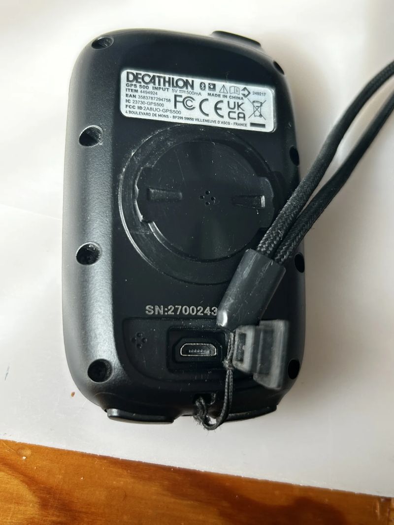 Cyklopočítač Van Rysel GPS 500