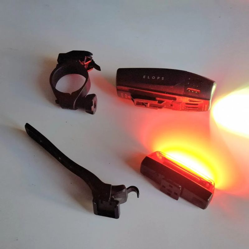 ELOPS / Decathlon ST920 USB přední + zadní světlo – velmi dobrý stav