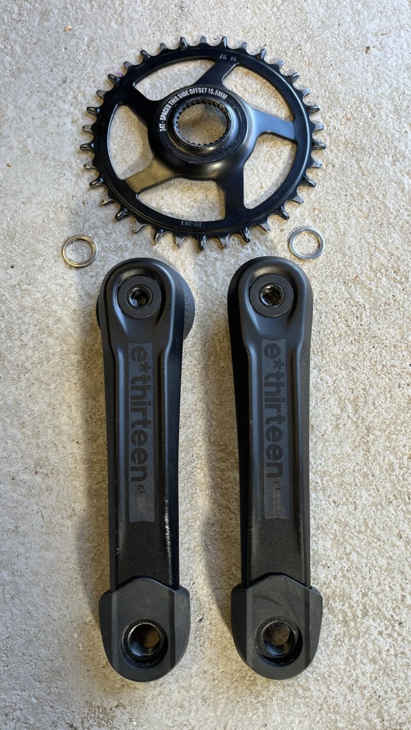 Kliky E.thirteen E-spec Helix Core ISIS 160mm