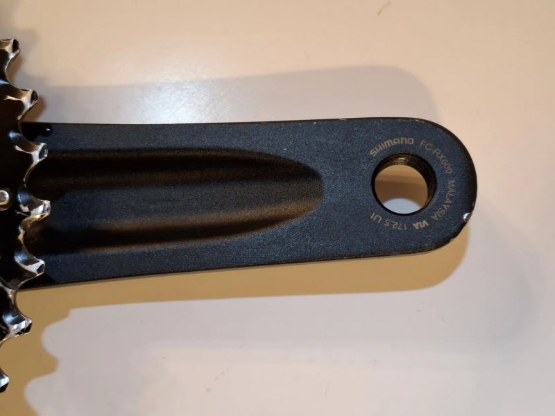 Shimano GRX FC-RX600-11 172,5 mm – velmi dobrý stav