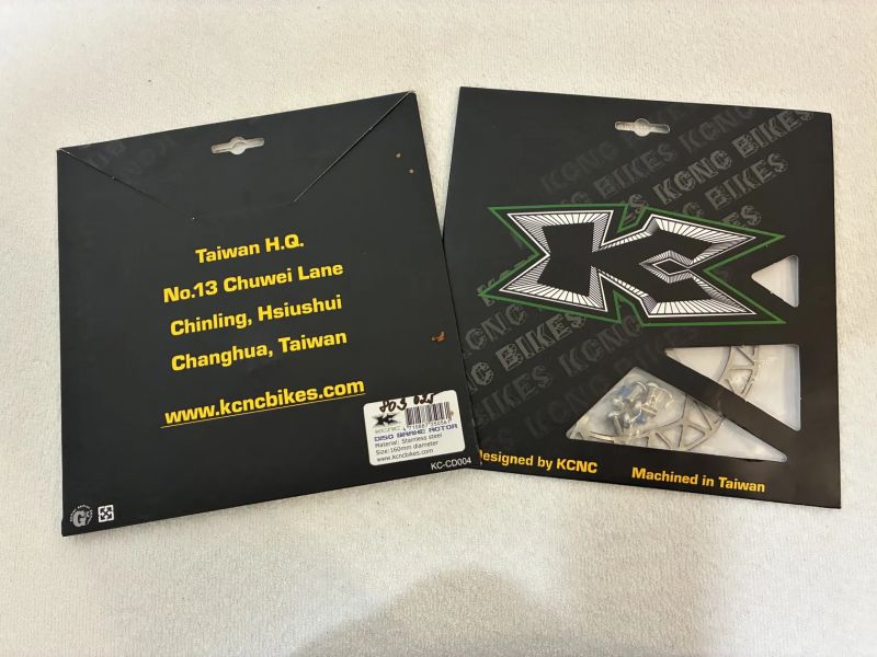 Nové kotouče KCNC 160mm