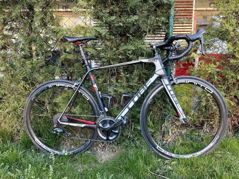 Cube Agree GTC SL, karbon, vel. 58, L Shimano Ultegra, karbonová kola