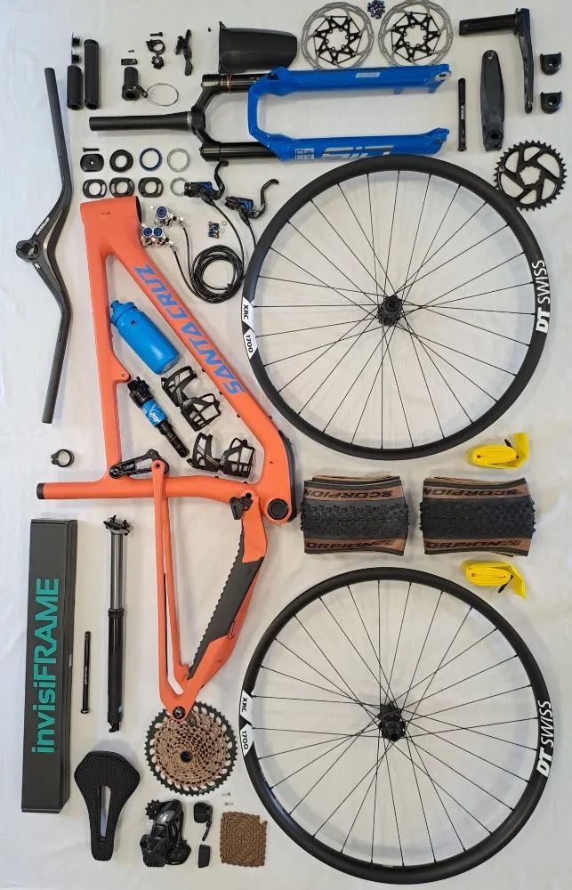 Zánovní rámová Sada Santa Cruz Blur C velikost XL + vidlice Rock Shox Ultimate 35 + tlumič select +