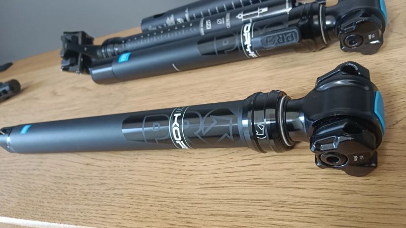 Teleskopická sedlovka 30,9 FOX KS DTswiss RACEFACE E13 PRO