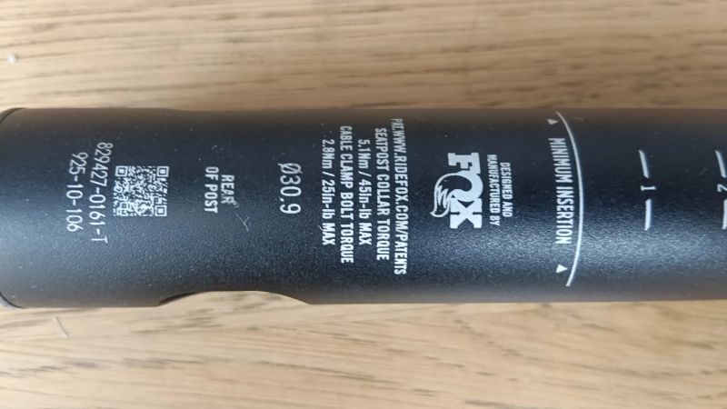 Teleskopická sedlovka 30,9 FOX KS DTswiss RACEFACE E13 PRO