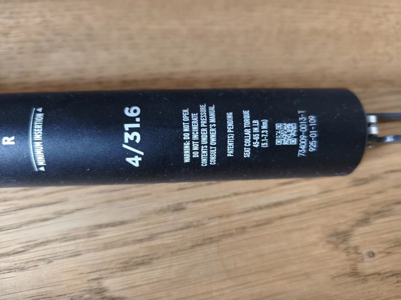 Teleskopická sedlovka 31,6 FOX SYNCROS BikeYoke