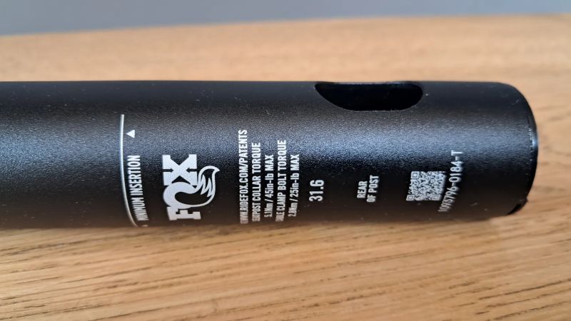 Teleskopická sedlovka 31,6 FOX SYNCROS BikeYoke