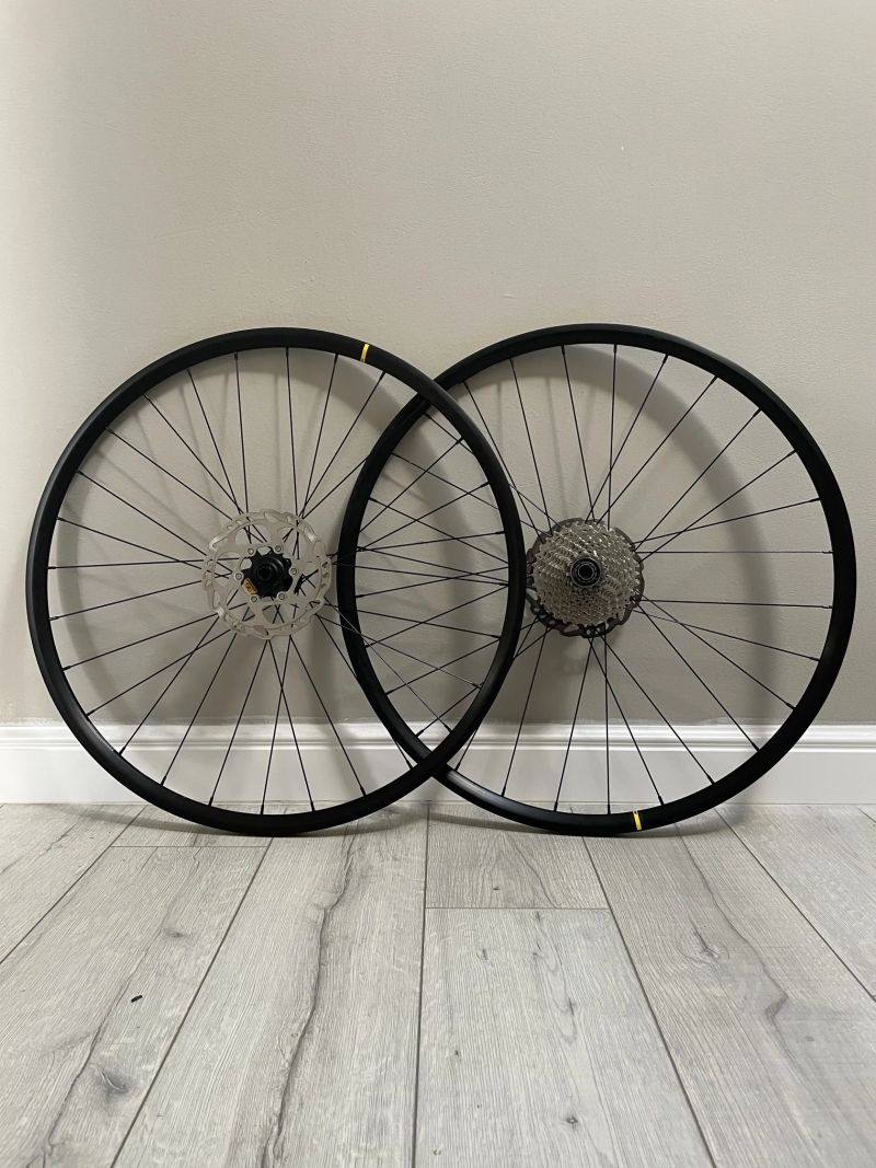 Mavic Open Disc + Shimano kotouče a kazeta