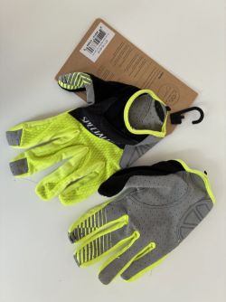 Dlouhé cyklistické rukavice Specialized XC Lite, team black/neon yellow