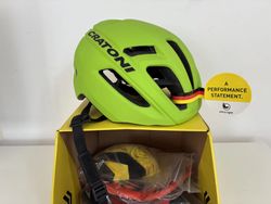 Helma Cratoni C-Pro lime rubber 