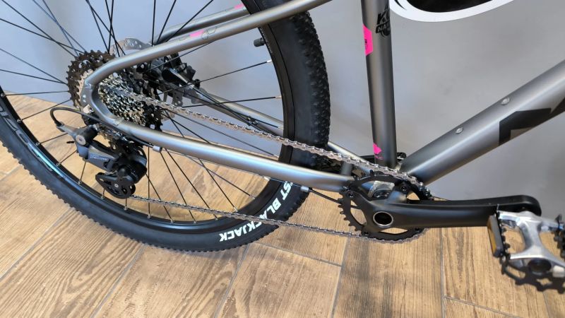 MRX Barbus FS 27,5 DEORE 1x10 šedo-růžový