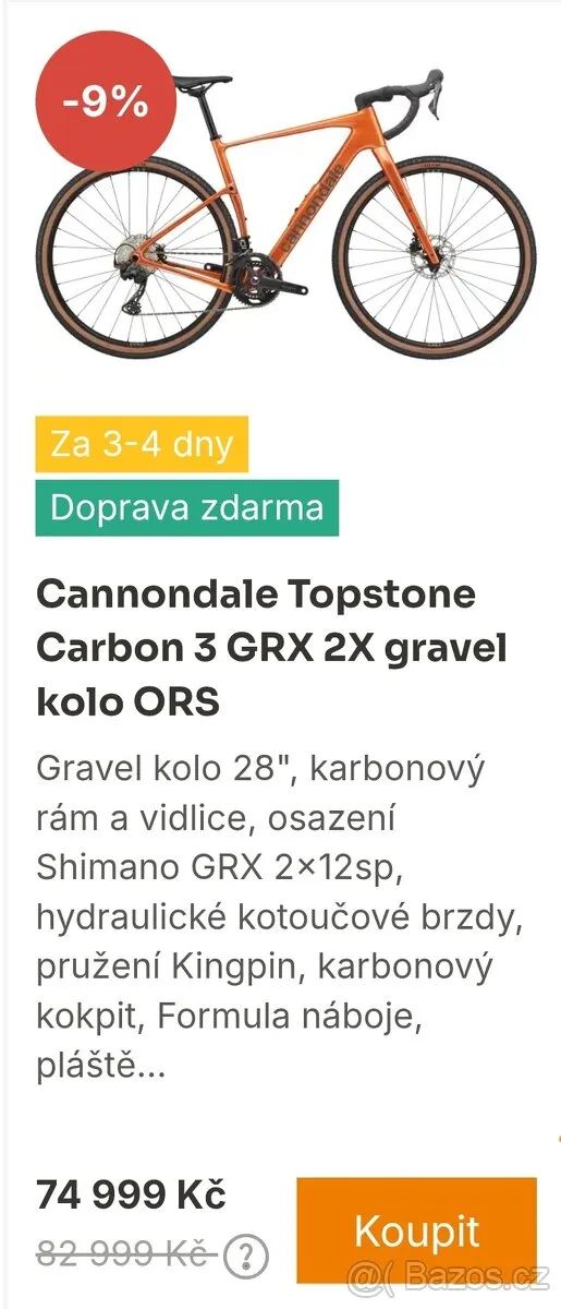 Cannondale TOPSTONE CARBON 3