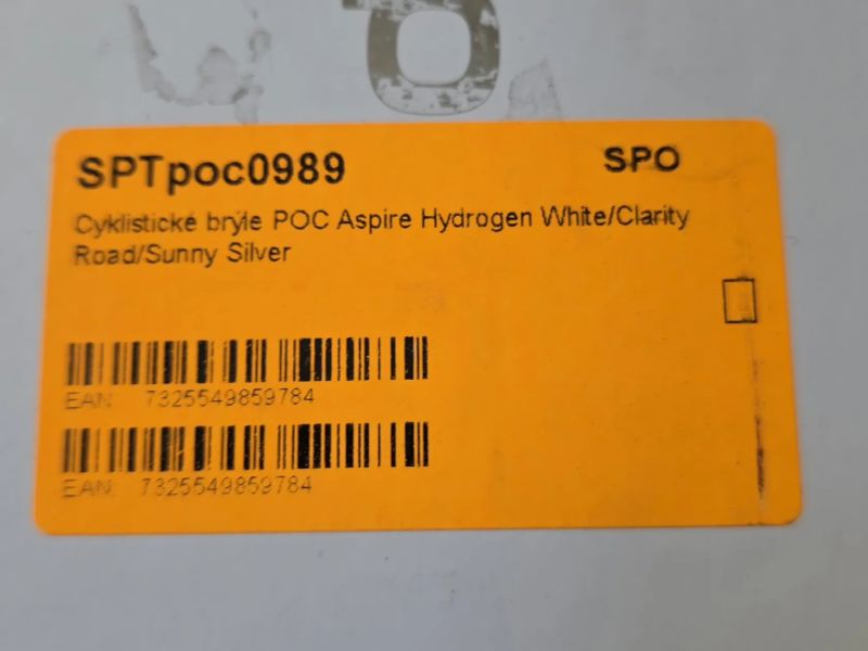 POC Aspire Hydrogen White/Clarity Road/Sunny Silver