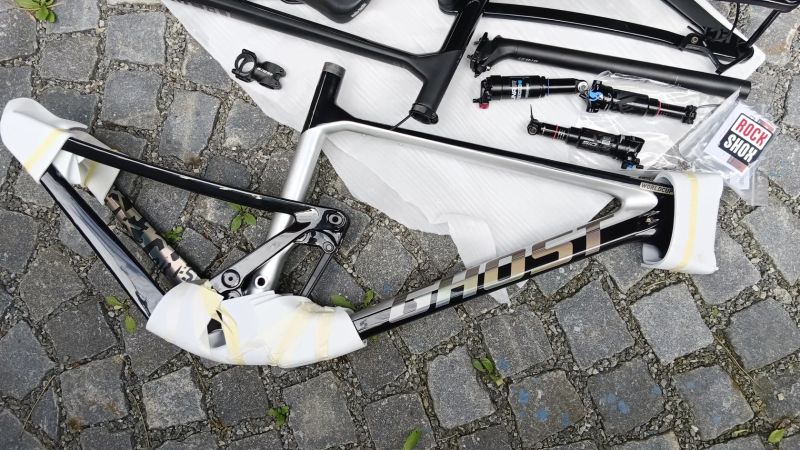 rám karbon GHOST Lector FS SF Worldcup a Advanced vel.L