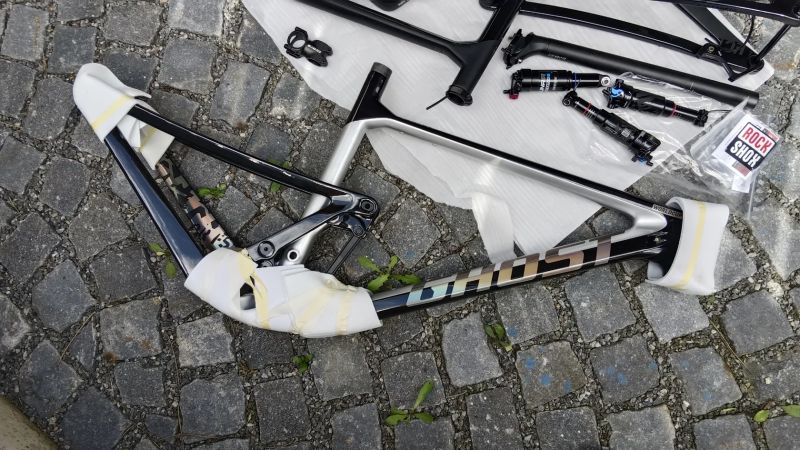 rám karbon GHOST Lector FS SF Worldcup a Advanced vel.L