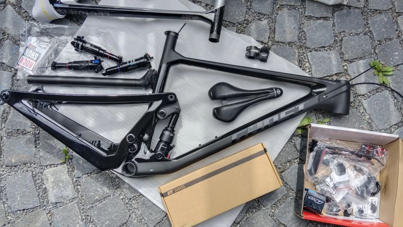 rám karbon GHOST Lector FS SF Worldcup a Advanced vel.L