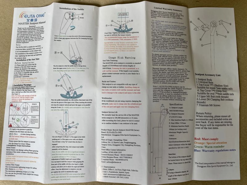 Karbonová sedlovka ELITAONE, offset 25mm 30,9mm 350mm