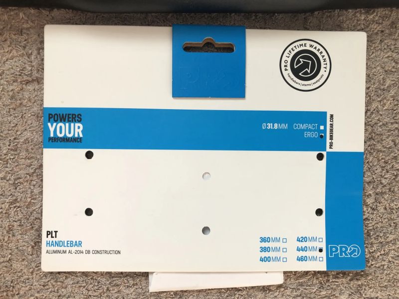 Řídítka PRO Compact Ergo