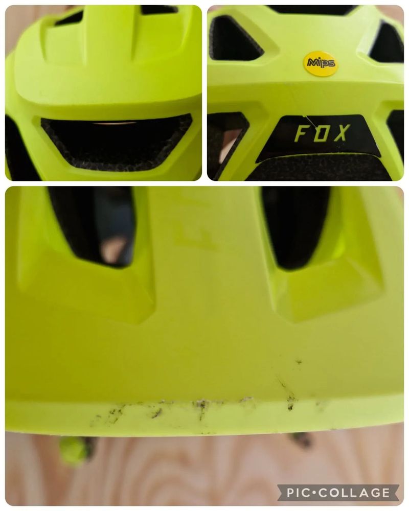Dětská helma FOX Mainframe MIPS (48–52 cm) – Fluo Yellow