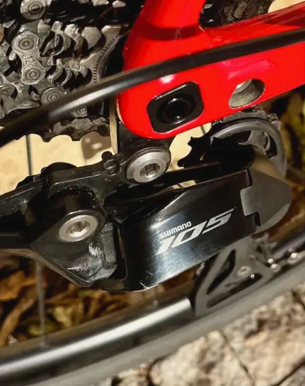 Top silniční karbonové kolo Author Charisma 55 / Shimano 2x12speed / hydraulické br. / pro 186-190cm