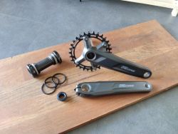 kluky Shimano Deore FC-M5100, 30z. + stred + packeta Zdarma
