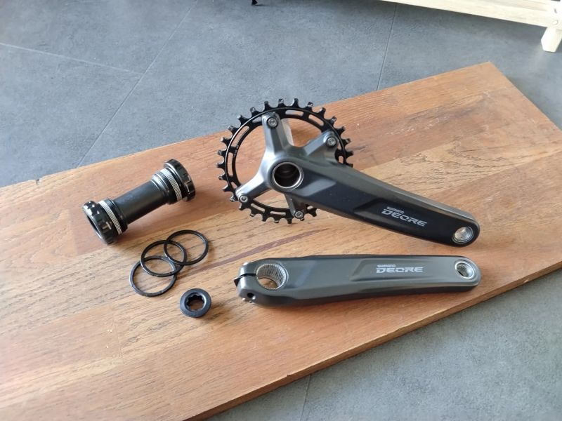 kluky Shimano Deore FC-M5100, 30z. + stred + packeta Zdarma