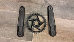 kliky EthirteenE13 E-Bike Bosch CX Gen4 165m a převodník Ethirteen eSpec Direct Mount