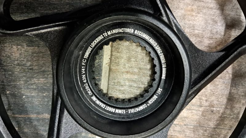 kliky EthirteenE13 E-Bike Bosch CX Gen4 165m a převodník Ethirteen eSpec Direct Mount