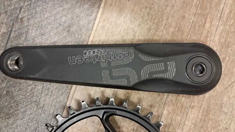 kliky EthirteenE13 E-Bike Bosch CX Gen4 165m a převodník Ethirteen eSpec Direct Mount