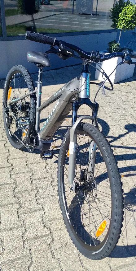 Prodám nové elektrokolo zn. Author Enigma stříbrná/zelená za cenu 45590 Kč