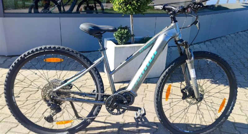 Prodám nové elektrokolo zn. Author Enigma stříbrná/zelená za cenu 45590 Kč