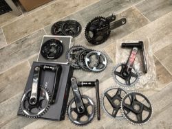 gravel treking silničnní karbon kliky SRAM a FSA