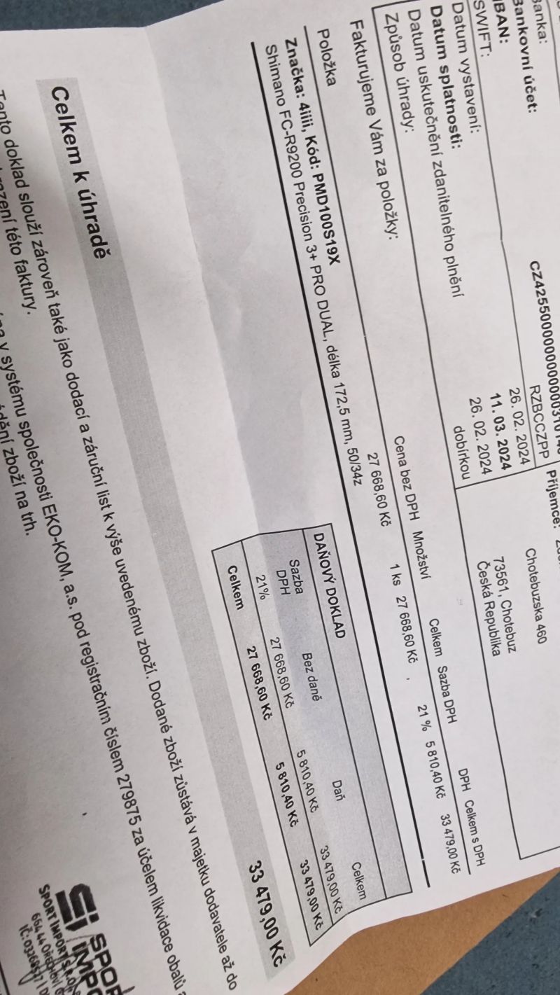 Dual wattmetr 4iii Shimano Dura Ace 9200 172.5mm 