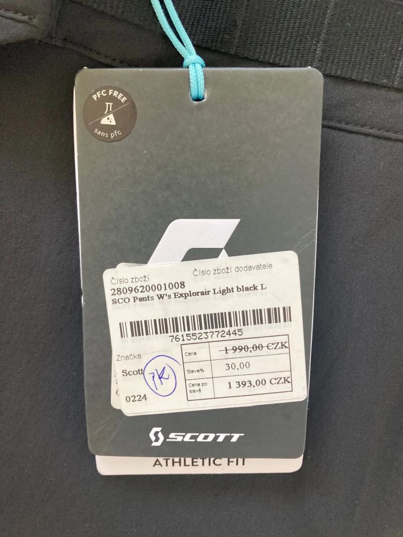 Dámské cyklistické kalhoty SCOTT EXPLORAIR LIGHT - vel. L 